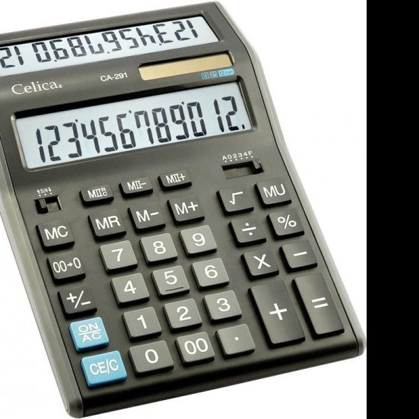 CALCULADORA ESCRIT. CELICA CA-291 DOBLE PANT. PZA